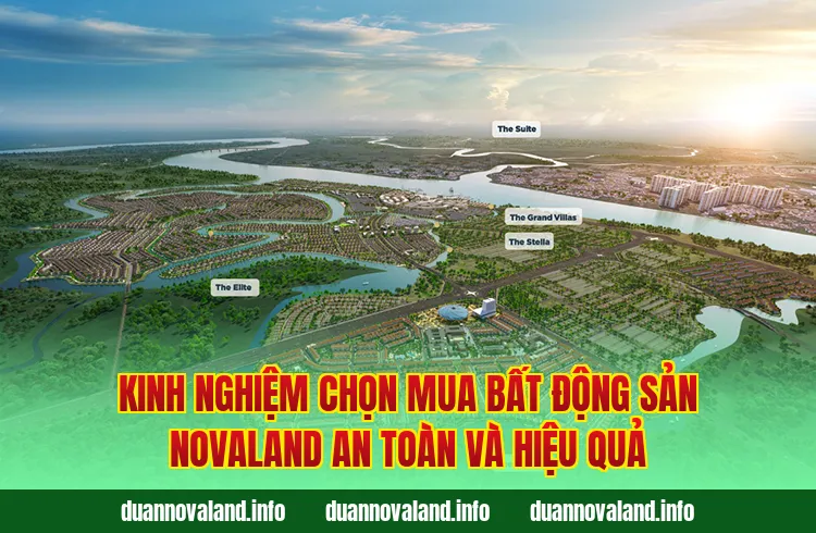 Kinh nghiệm chọn mua bất động sản Novaland an toàn và hiệu quả