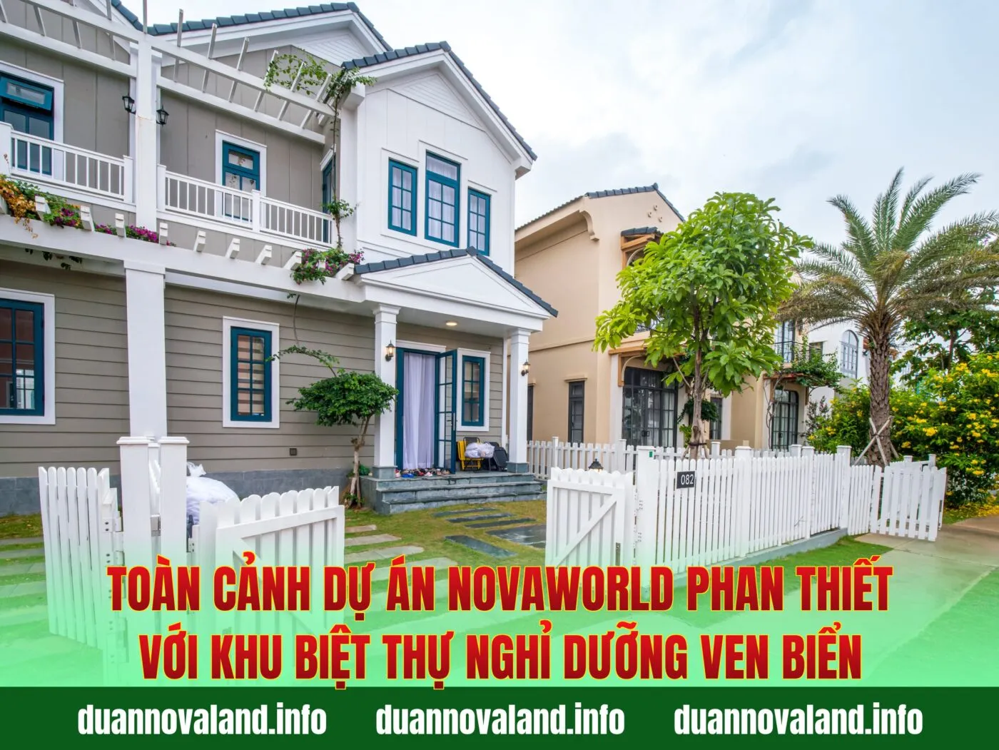 Toàn cảnh dự án Novaworld Phan Thiết với khu biệt thự nghỉ dưỡng ven biển