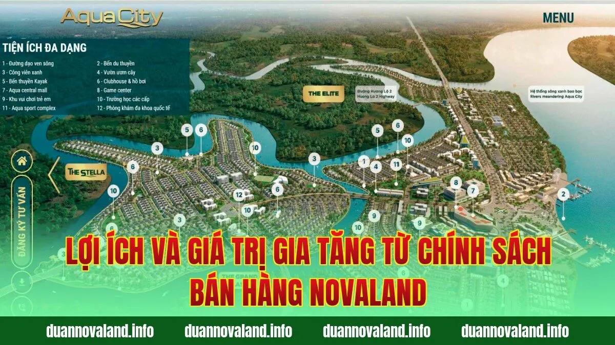 Lợi ích và giá trị gia tăng từ chính sách bán hàng Novaland