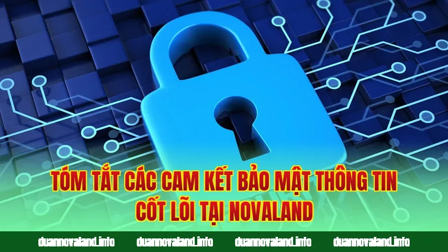 Tóm tắt các cam kết bảo mật thông tin cốt lõi tại Novaland
